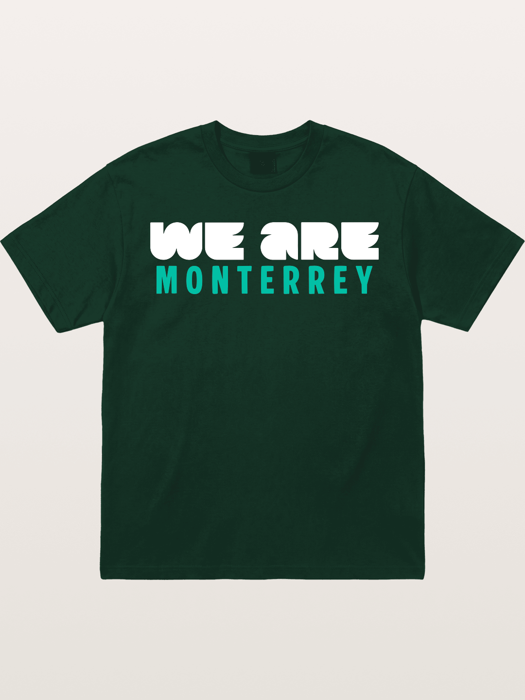 Monterrey Teal Bold Sticker Gildan T-shirt