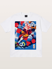 Canada WC 2026 Soccer Player Abstract Cotton T-shirt