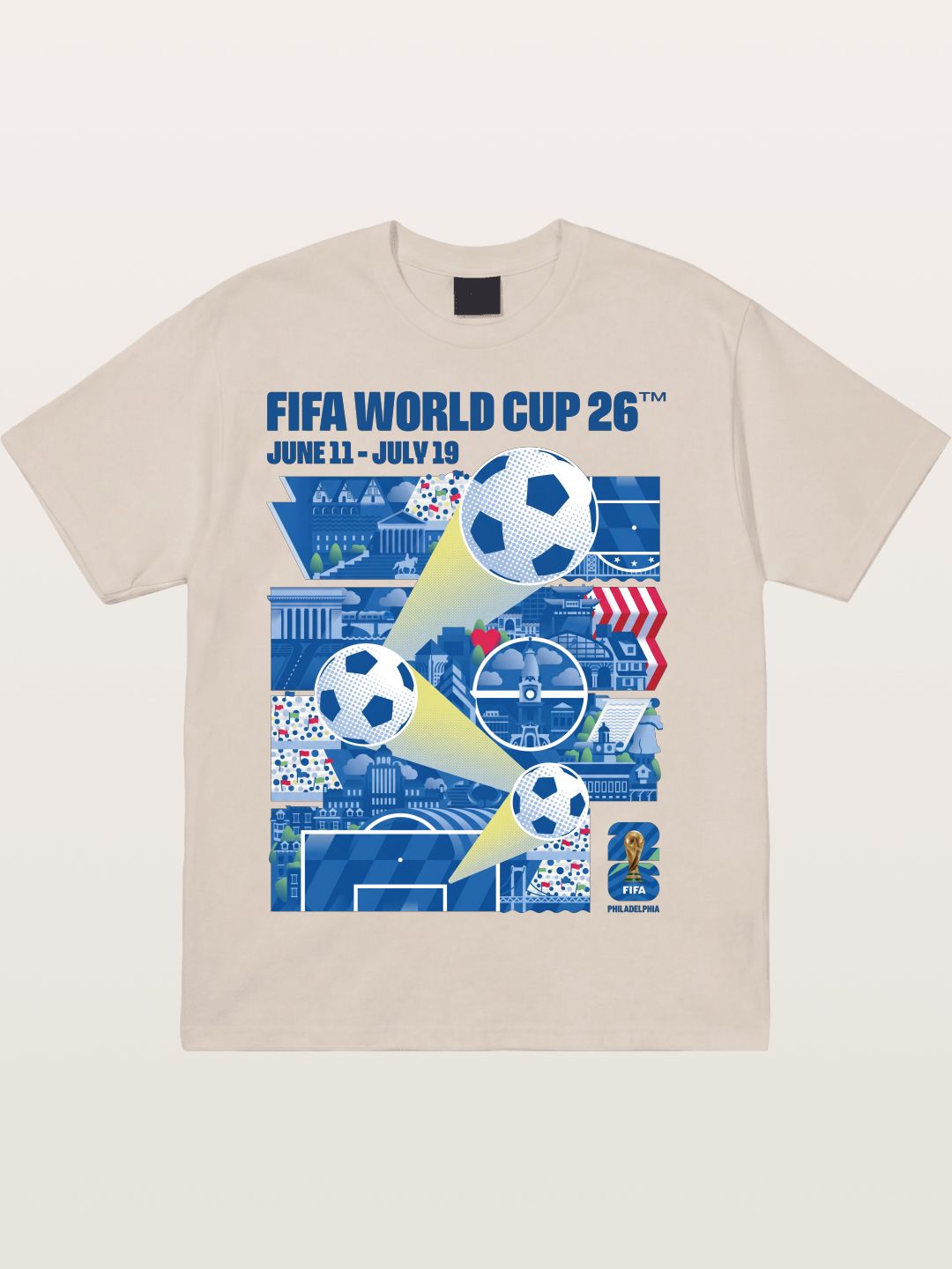 2026 WC Schedule & Landmarks Cotton T-shirt