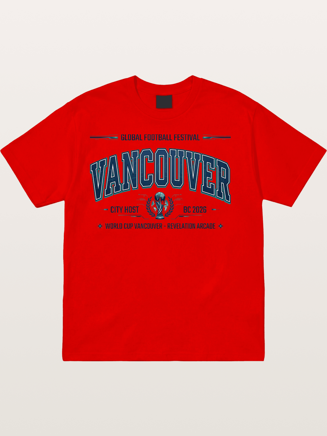 Vancouver 2026 World Cup Badge Cotton T-shirt