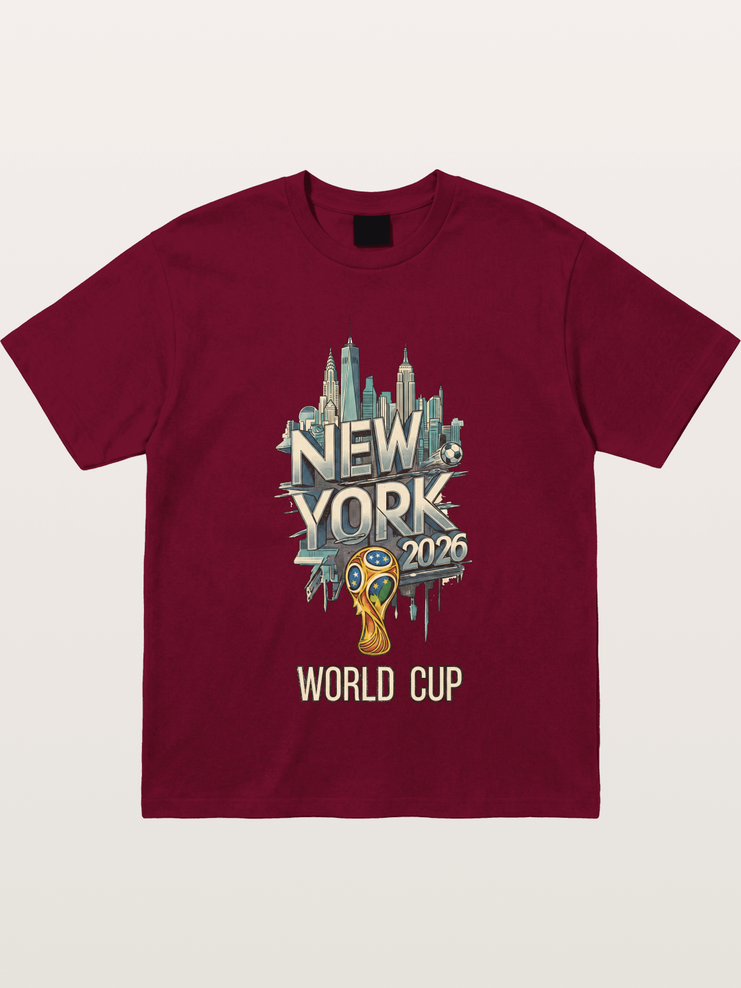 NYC World Cup 2026 Emblem Gildan T-shirt