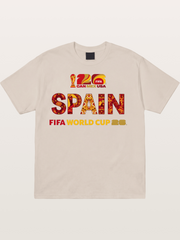 Spain 2026 Cultural Ornament Print Cotton T-shirt