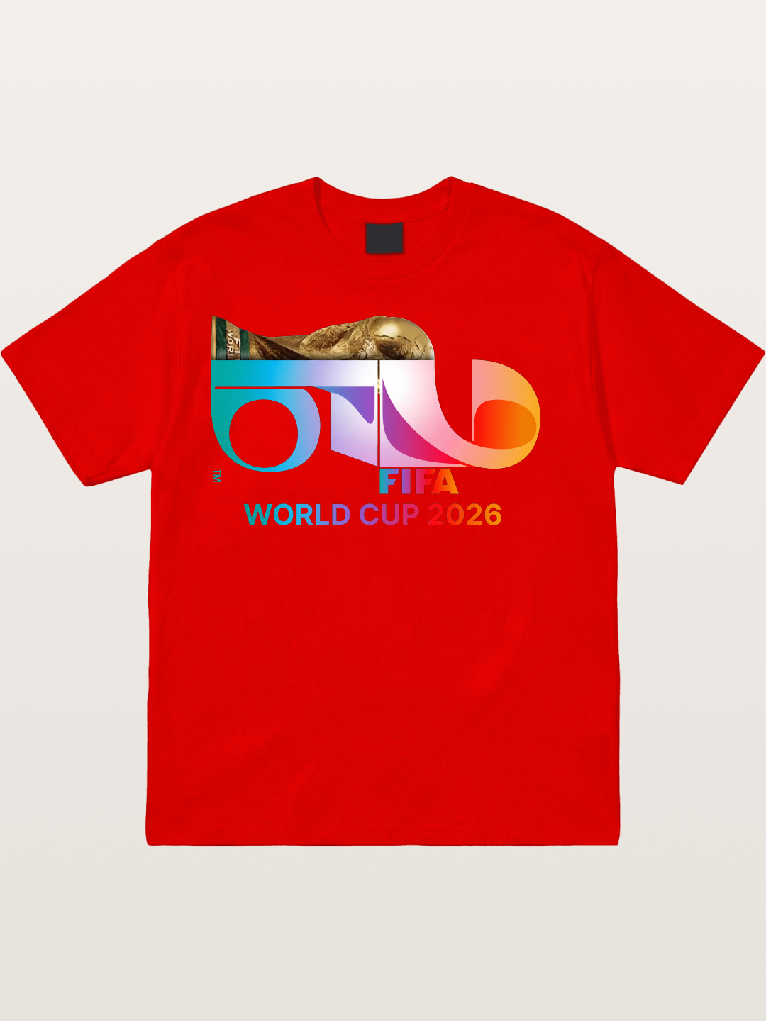 2026 FIFA World Cup Gradient Art Cotton T-shirt