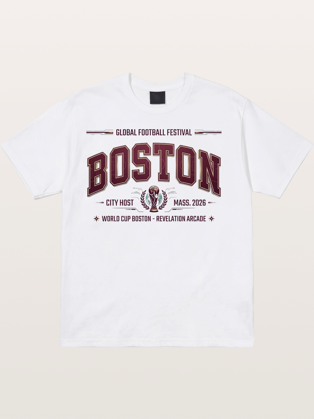 Boston 2026 World Cup Host Cotton T-shirt