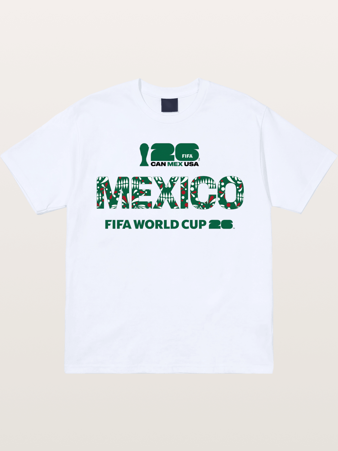 Mexico 2026 Pattern Typography Gildan T-shirt