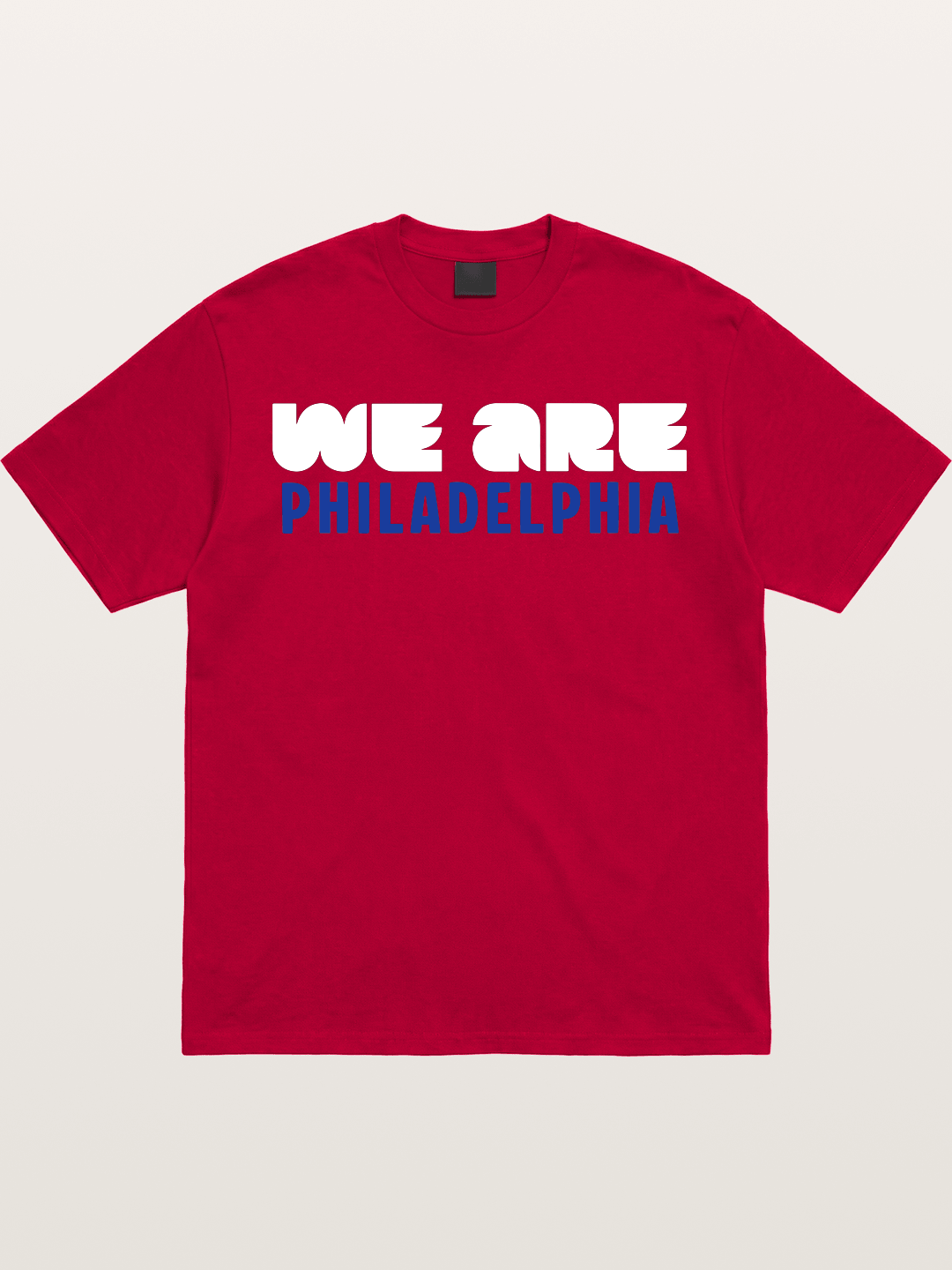 Philadelphia Navy Blue Bold Print Gildan T-shirt