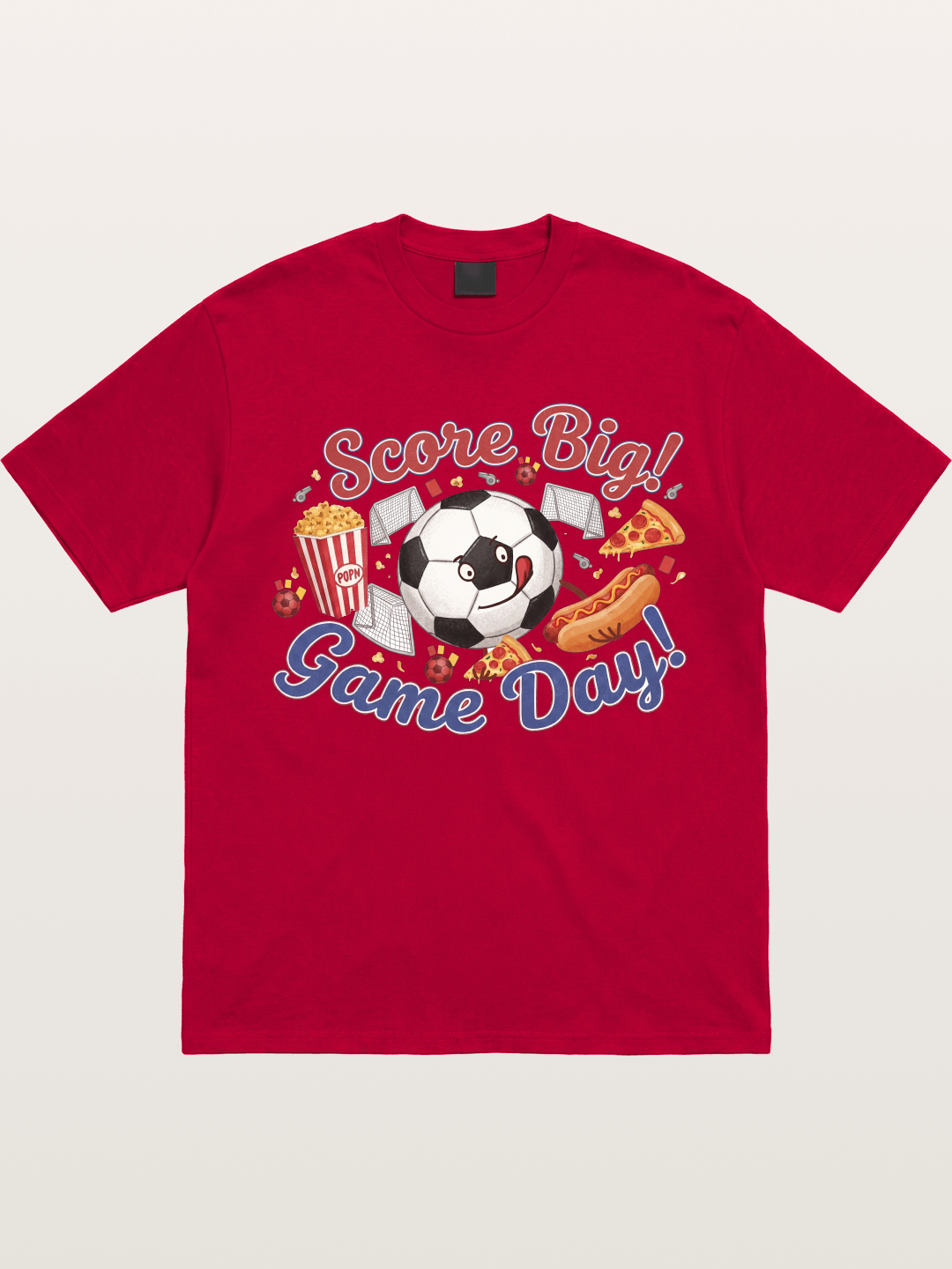 Game Day Snack Soccer Doodle Gildan T-shirt