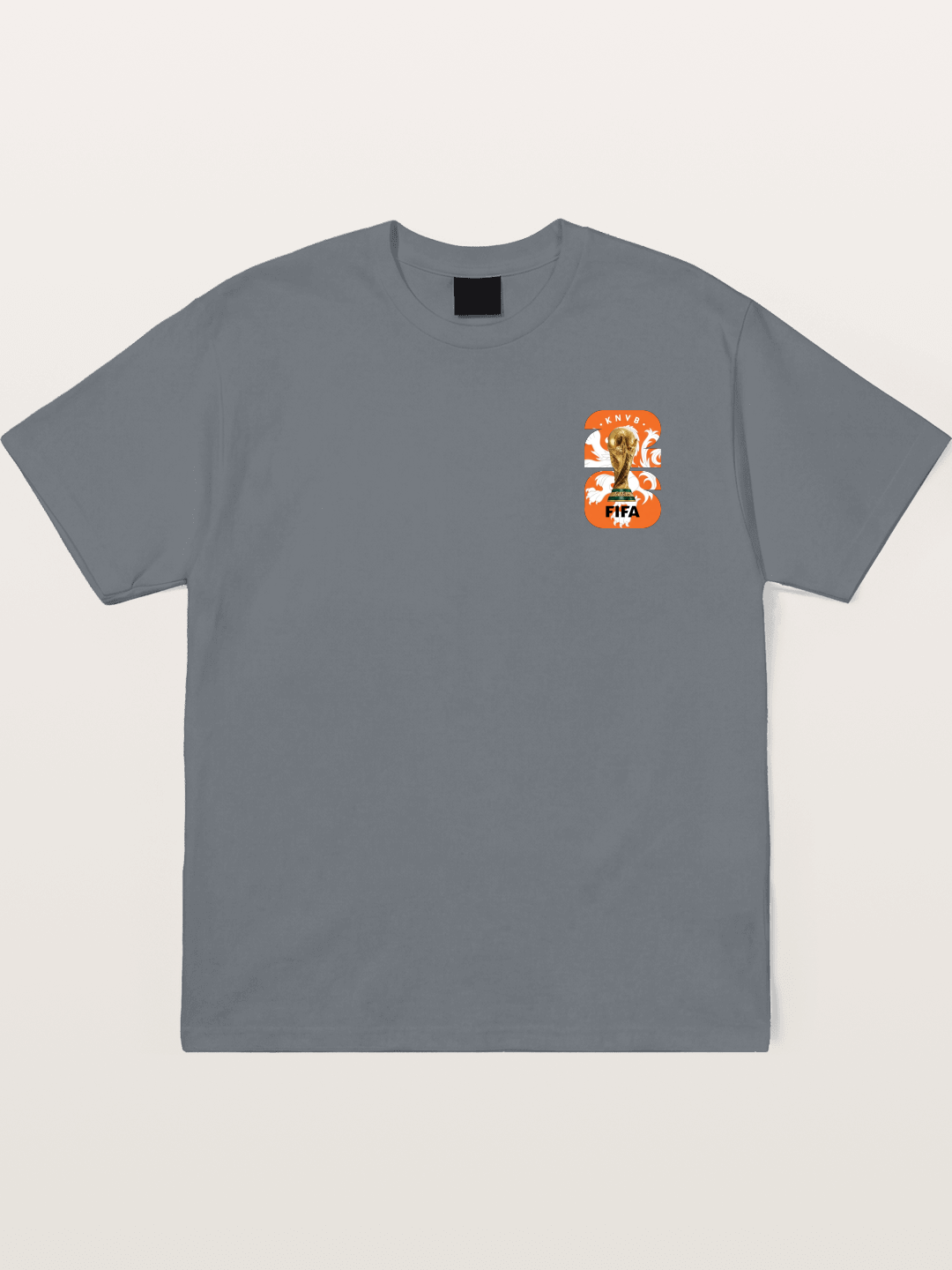 Netherlands World Cup Trophy Crest Cotton T-shirt