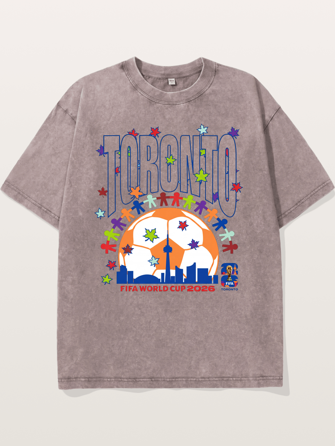 Toronto WC 2026 CN Tower Art Washed T-shirt