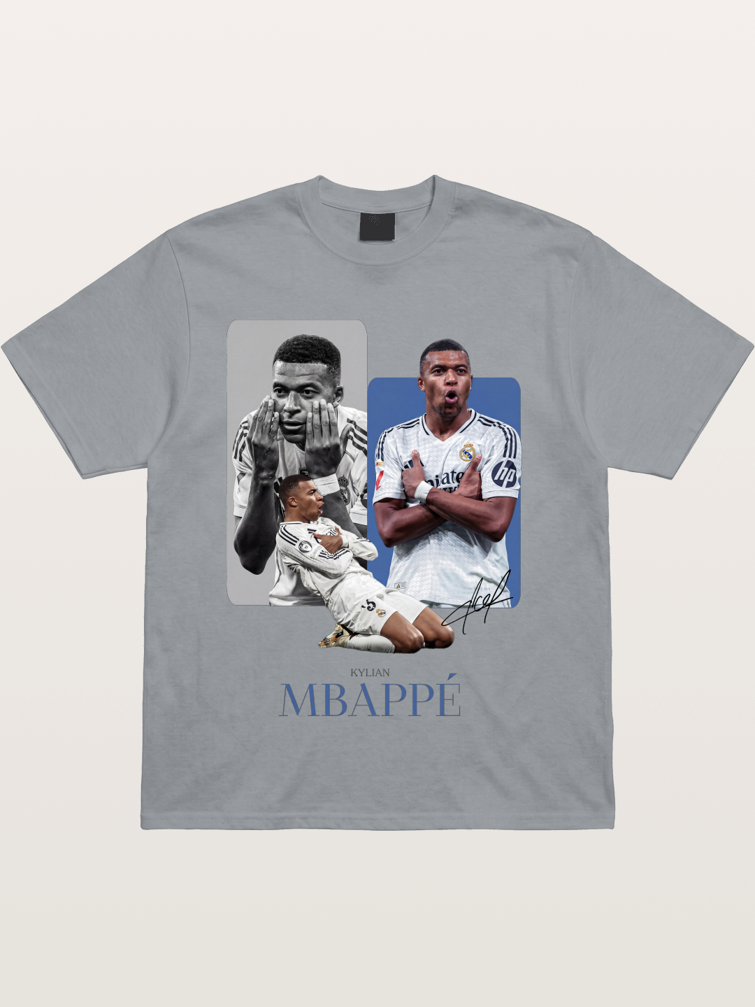Mbappe Real Madrid Collage Gildan T-shirt