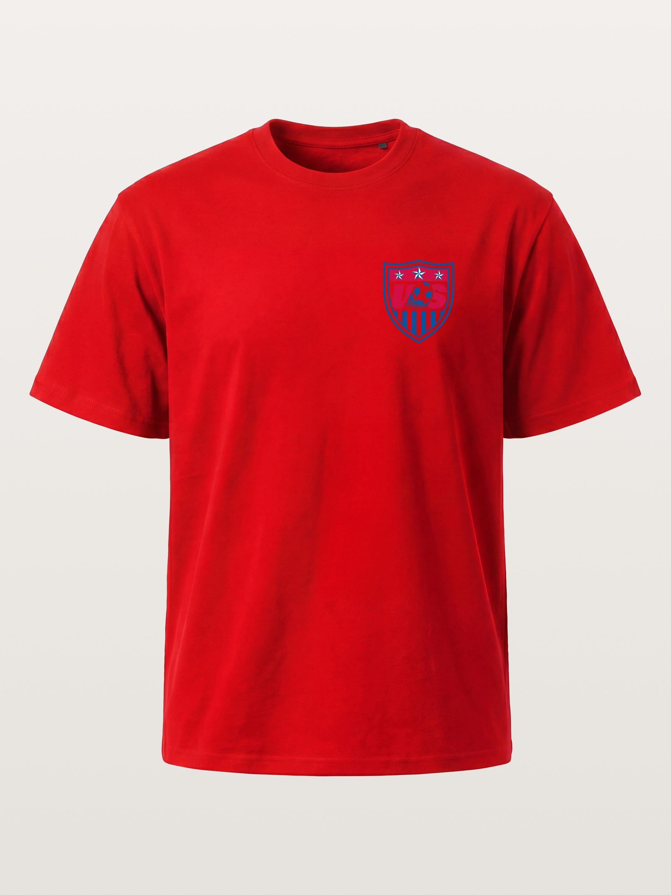 USA Soccer Shield Emblem Cotton T-shirt
