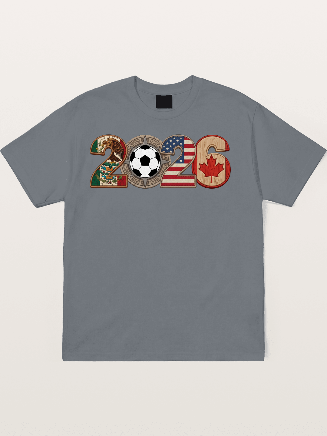 2026 WC Tribal Flag Design Cotton T-shirt
