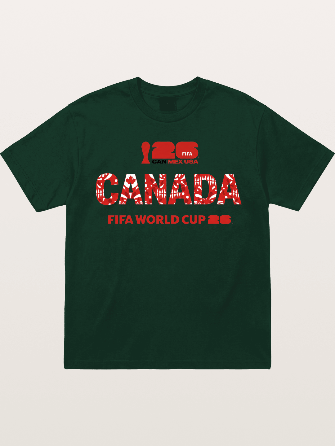 2026 World Cup Canada Floral Print Gildan T-shirt