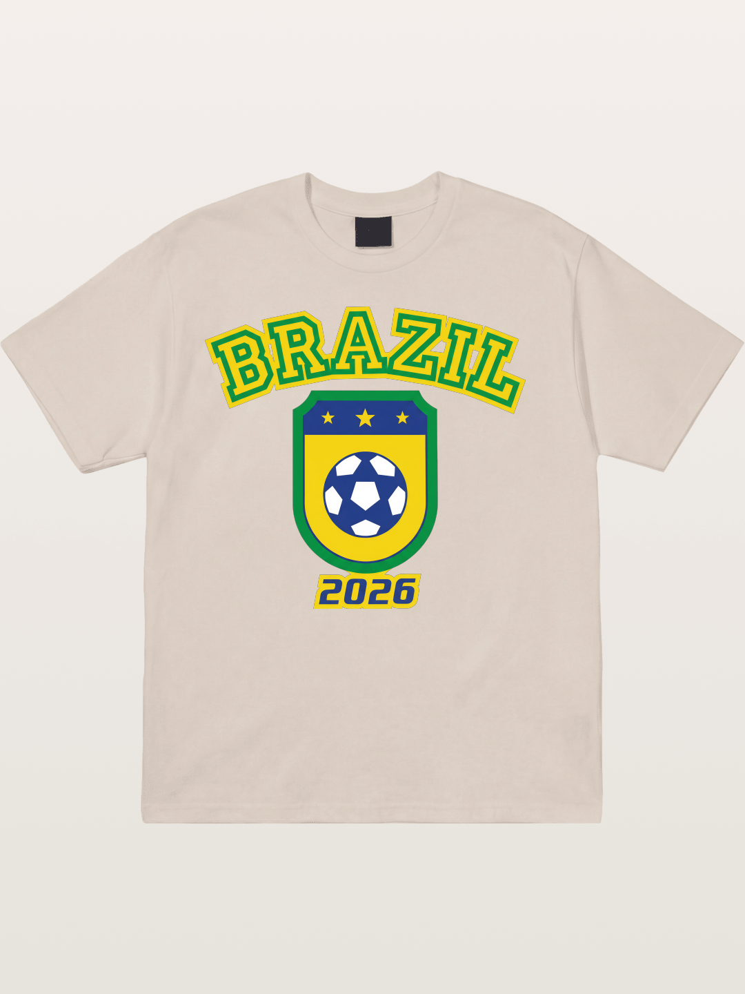 Brazil 2026 World Cup Crest Cotton T-shirt