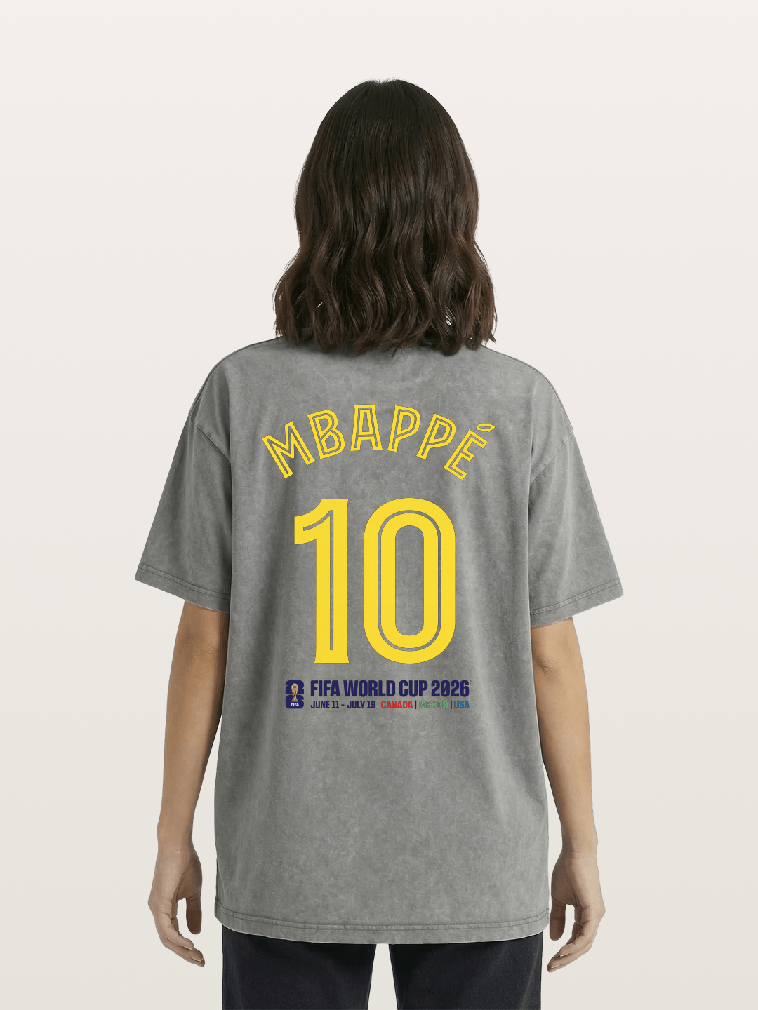 Mbappé 10 World Cup 2026 Washed T-shirt