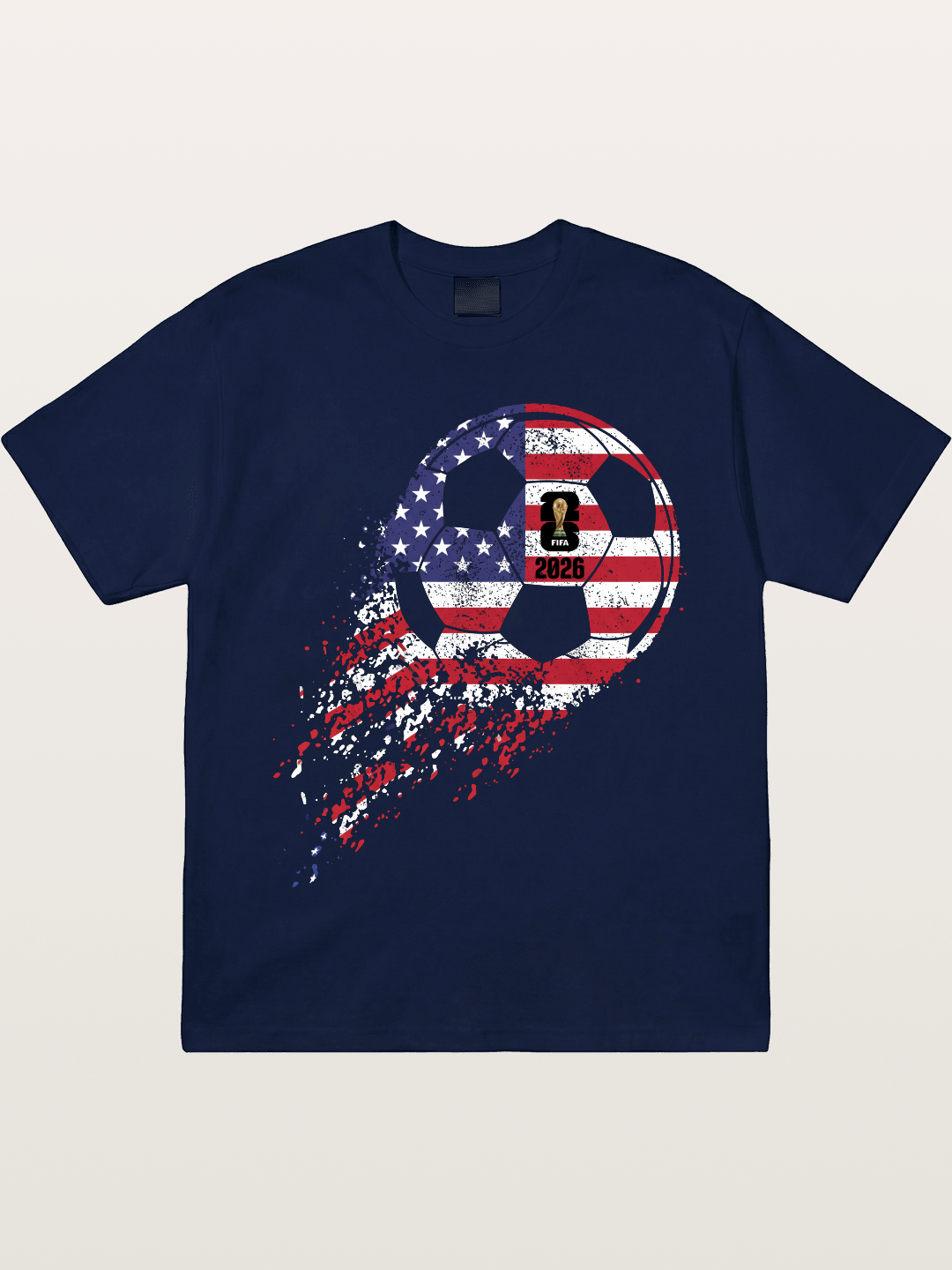American Flag WC 2026 Ball Gildan T-shirt
