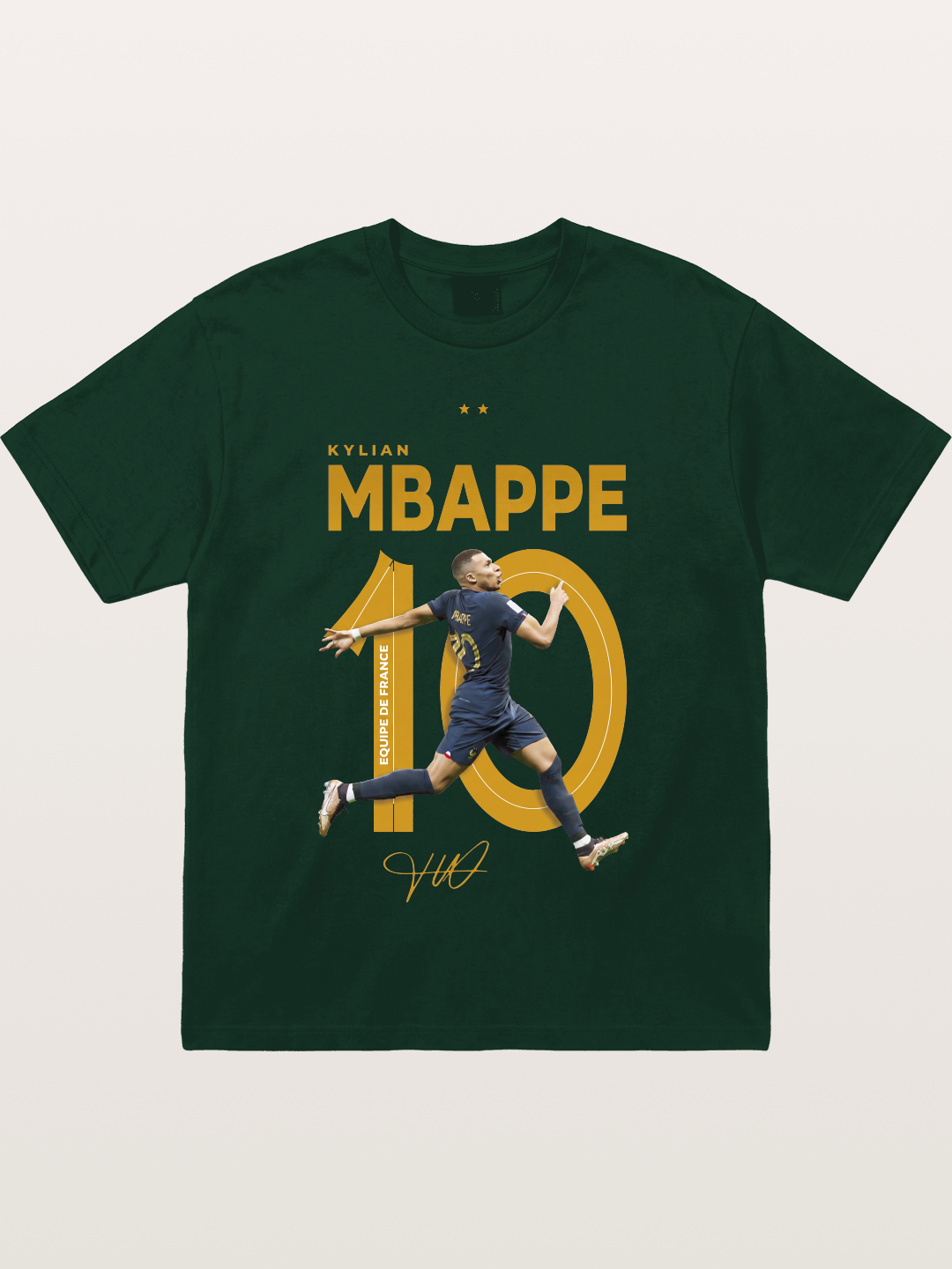Mbappe France Number 10 Art Gildan T-shirt