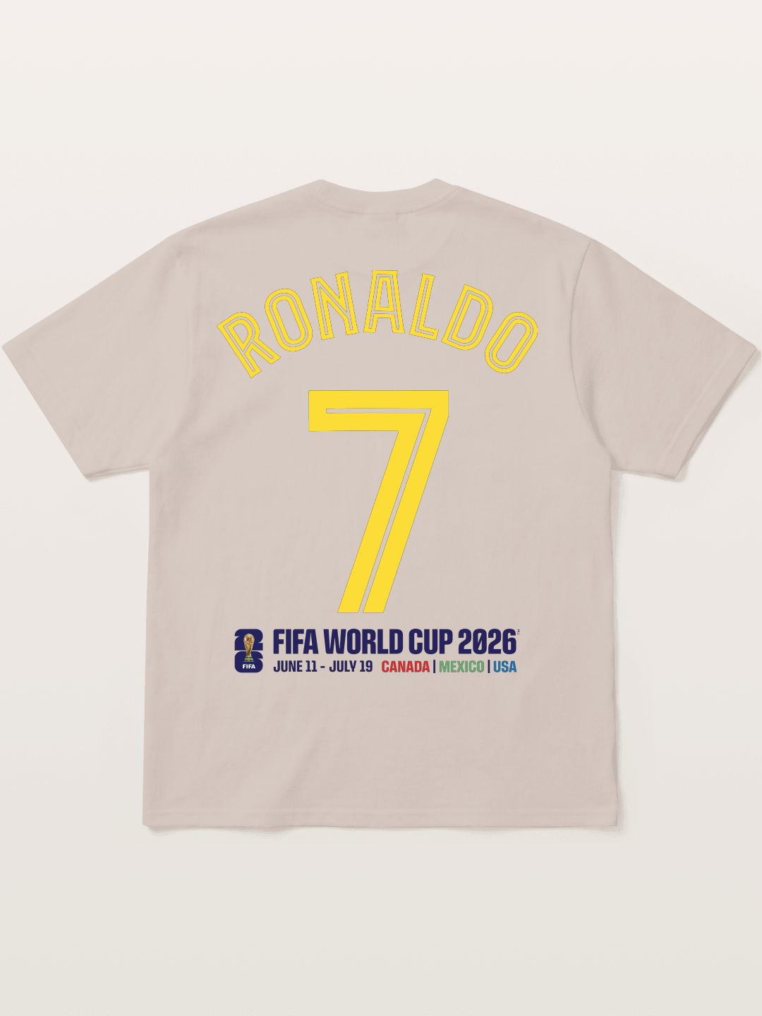 Ronaldo 7 World Cup 2026 Cotton T-shirt