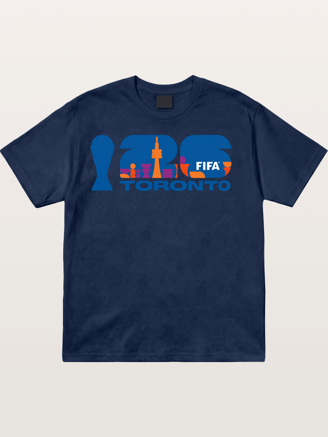 Toronto WC 2026 CN Tower Logo Cotton T-shirt