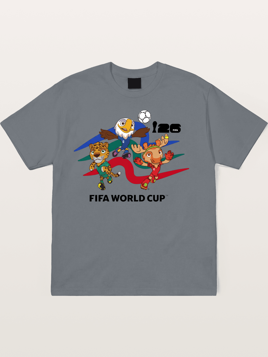 WC 2026 Host City Mascots Trio Cotton T-shirt