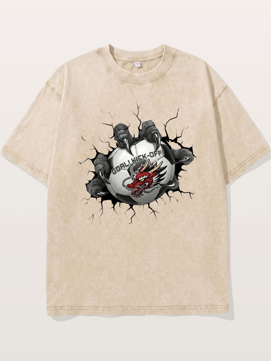 Dragon Claw Soccer Breakthrough Washed T-shirt