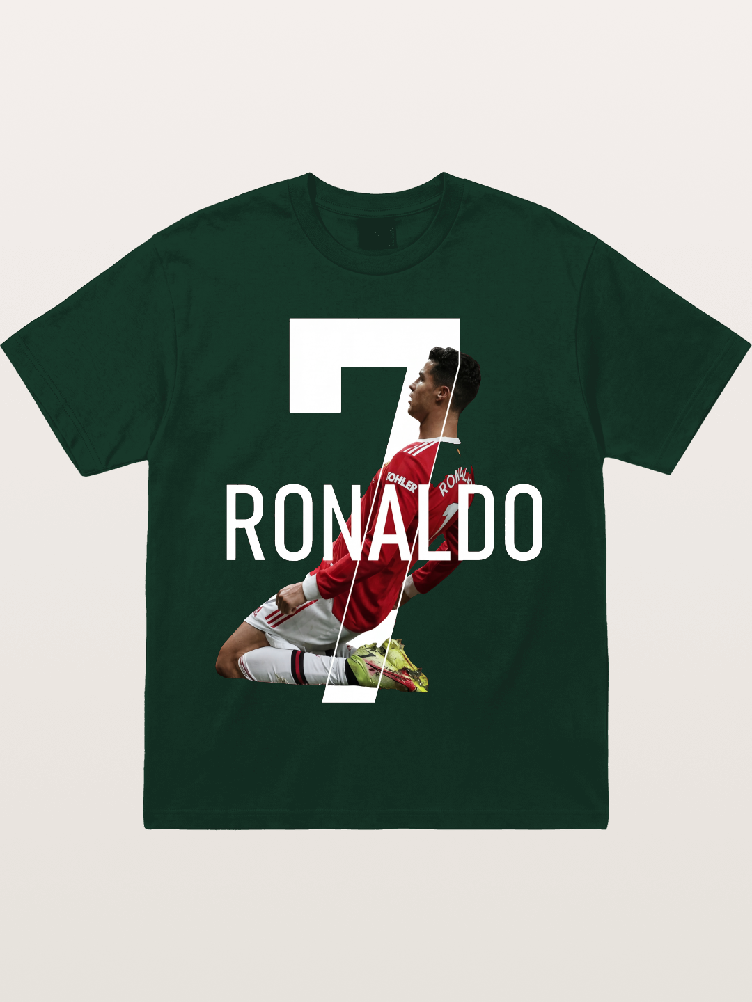 Ronaldo Red Jersey Celebration Pose Gildan T-shirt