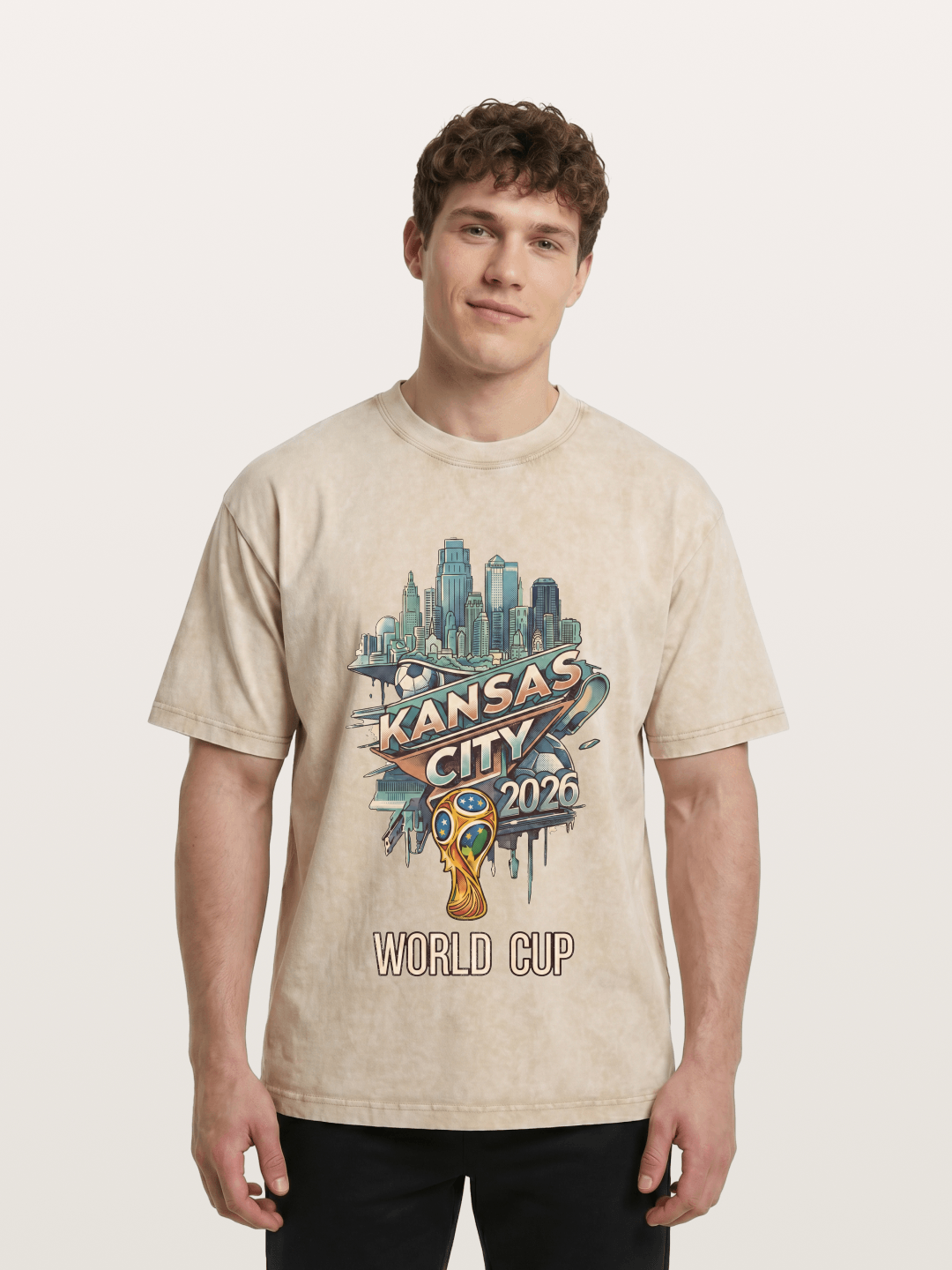 KC World Cup 2026 Emblem Washed T-shirt