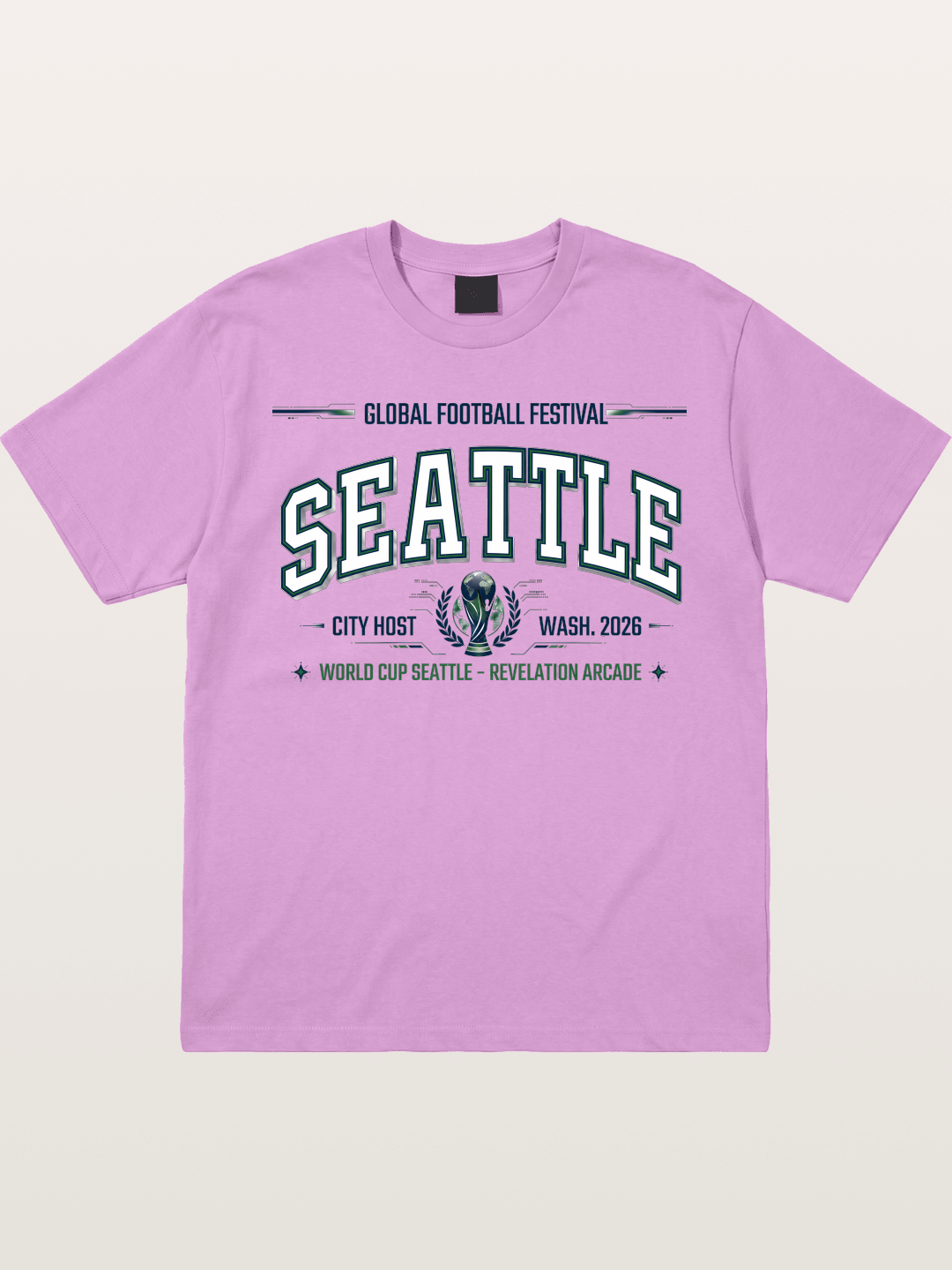 Seattle 2026 WC Host Print Gildan T-shirt