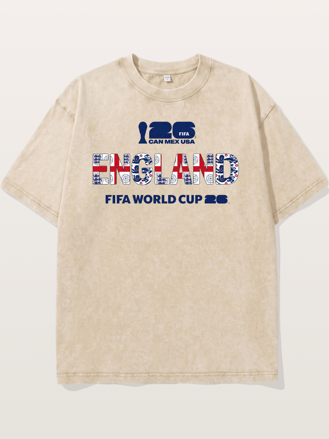 England 2026 World Cup Crest Washed T-shirt
