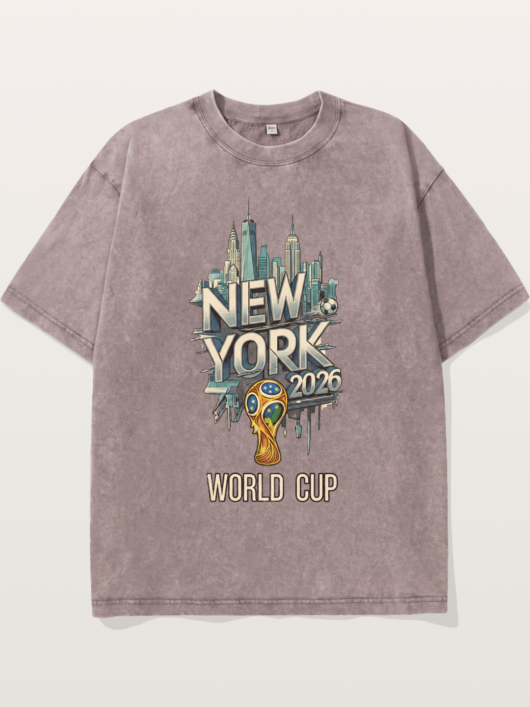NYC World Cup 2026 Emblem Washed T-shirt