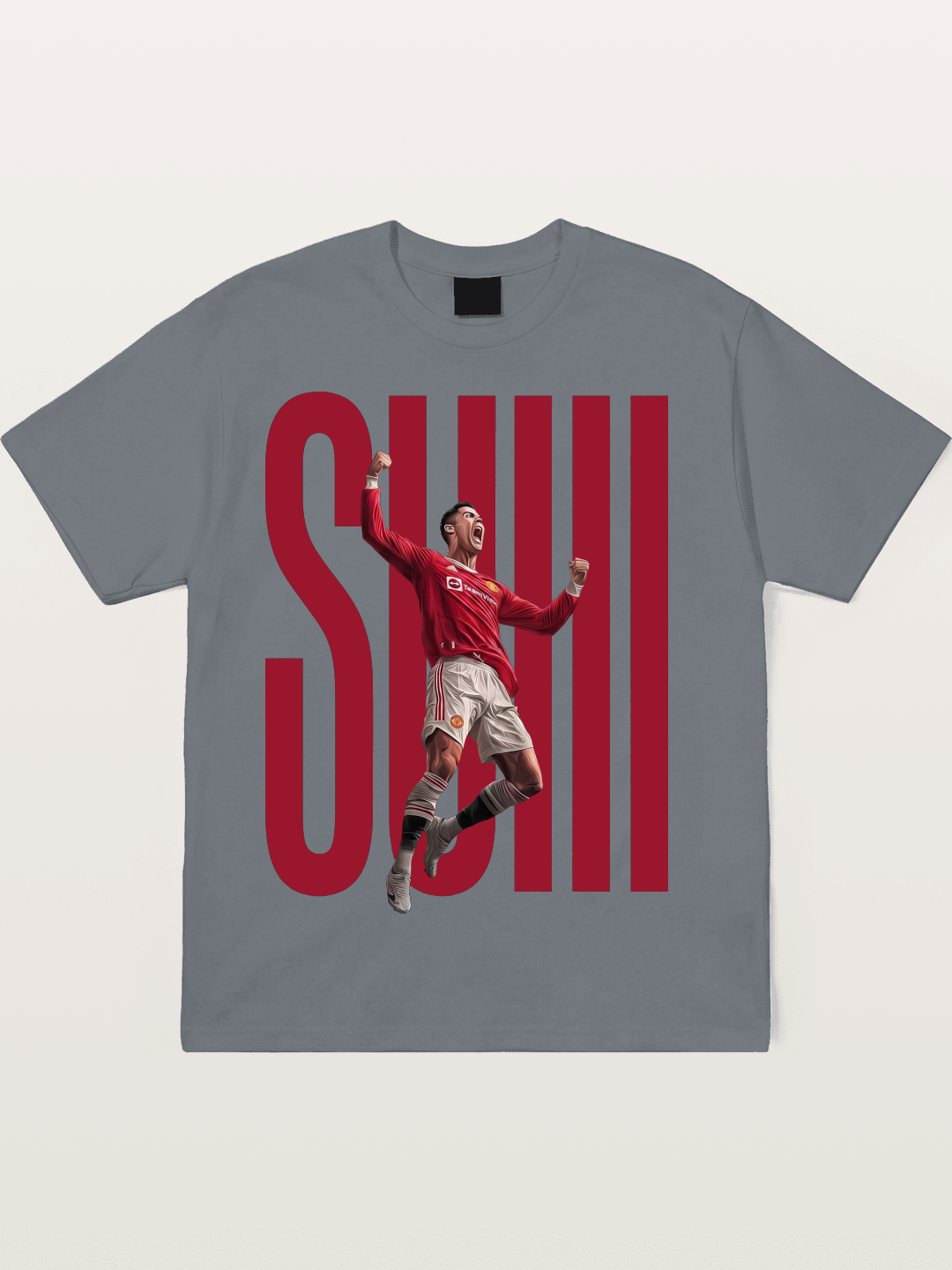 Ronaldo Manchester United Goal Pose Cotton T-shirt