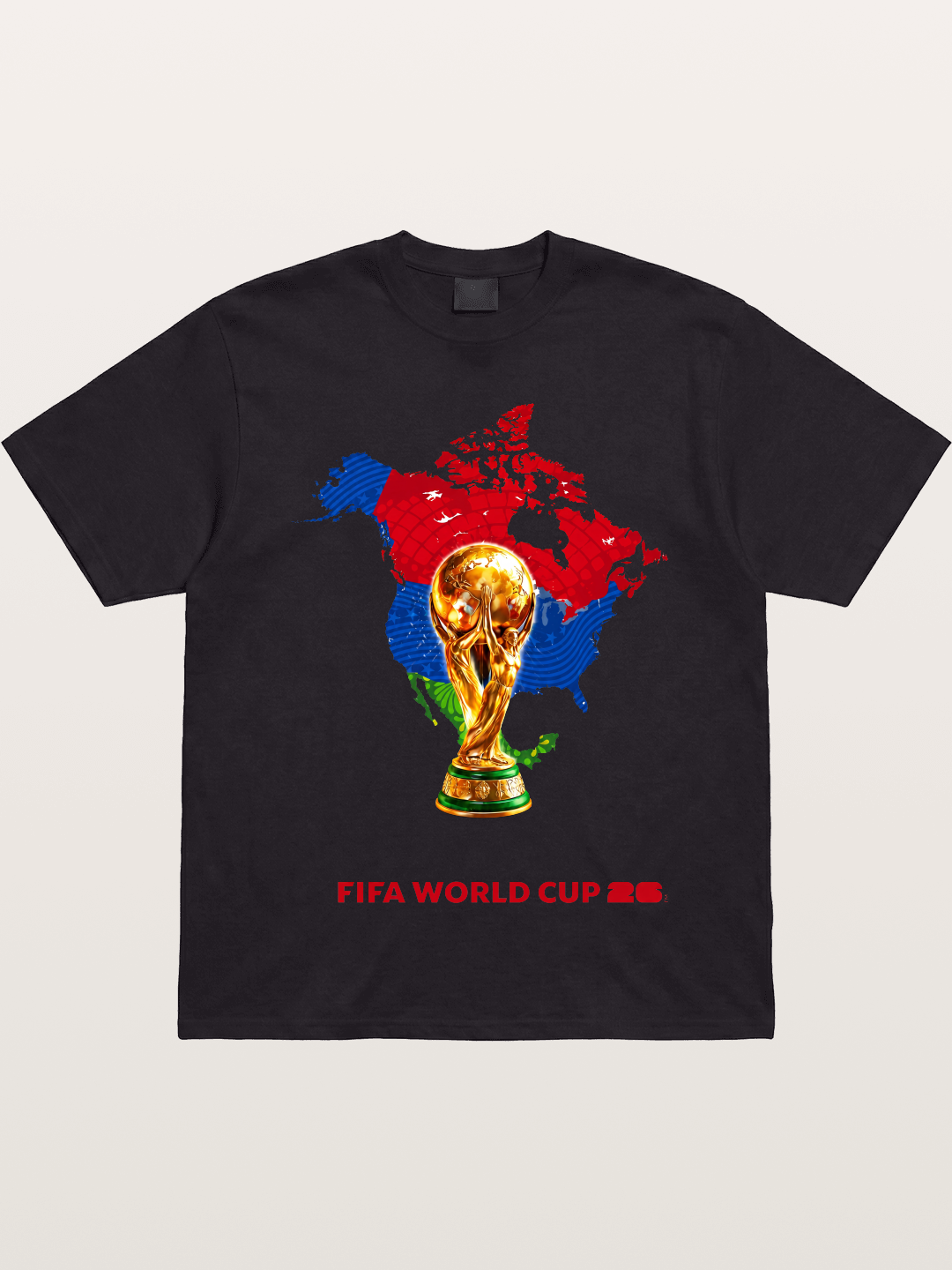 World Cup Trophy & Americas Map Gildan T-shirt