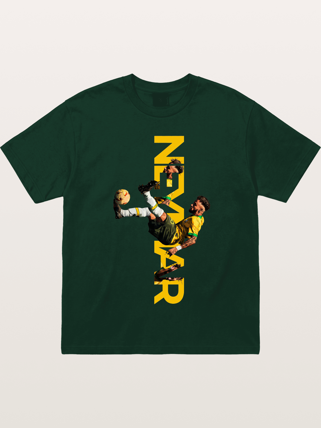 Neymar Brazil Bicycle Kick Gildan T-shirt