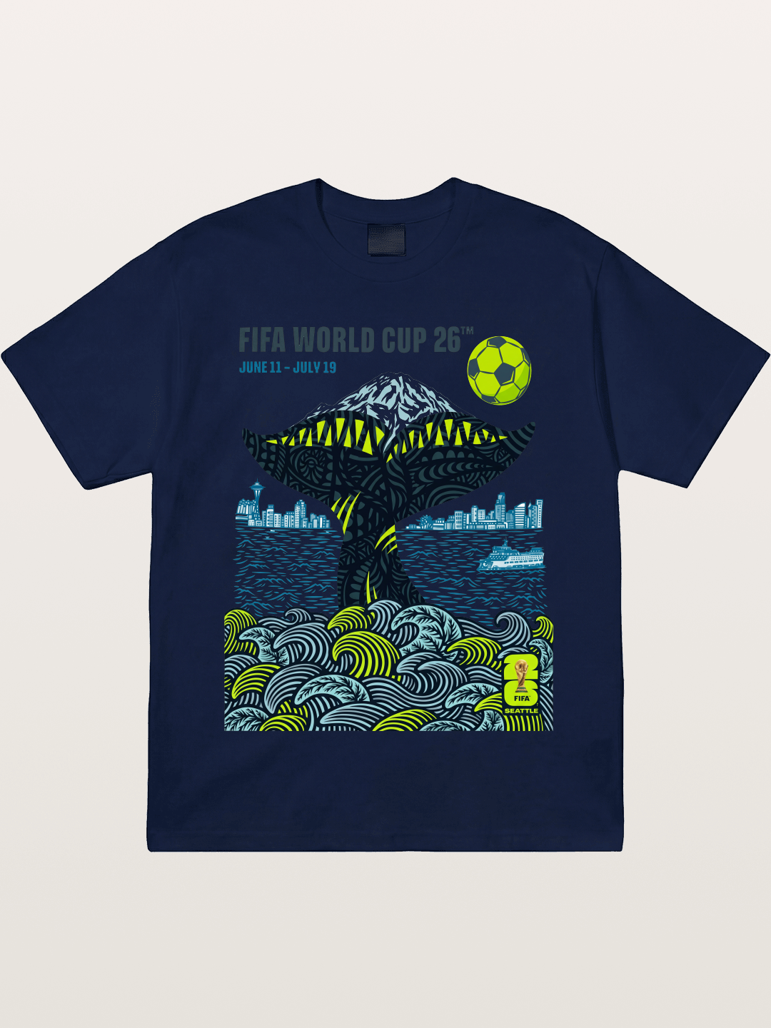 Vancouver 2026 WC Orca Tail Art Gildan T-shirt