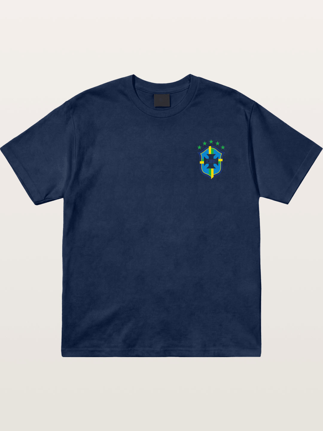 Brazil CBF Five Stars Shield Cotton T-shirt