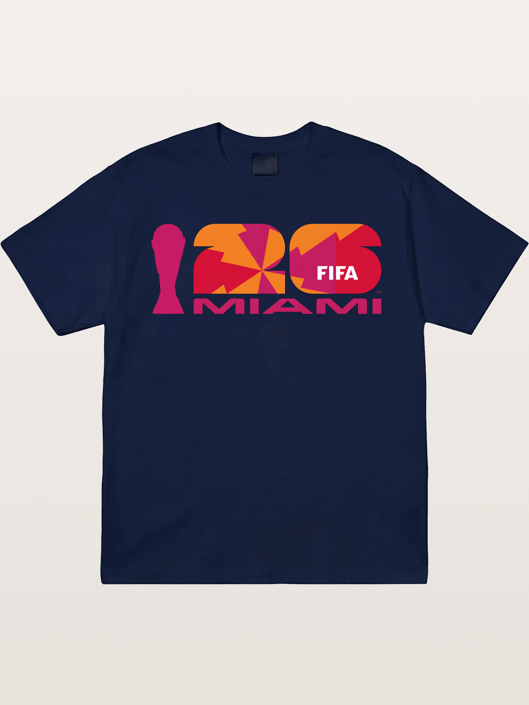Miami WC 2026 Colorful Geometric Logo Gildan T-shirt