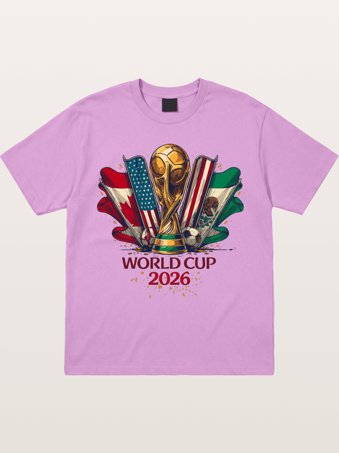 2026 WC World Flags Poster Gildan T-shirt
