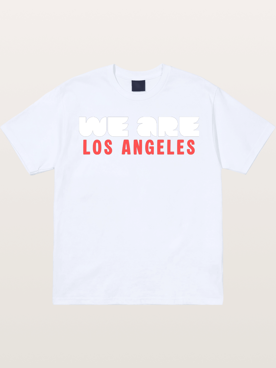 Los Angeles Red-Blue Typo Gildan T-shirt