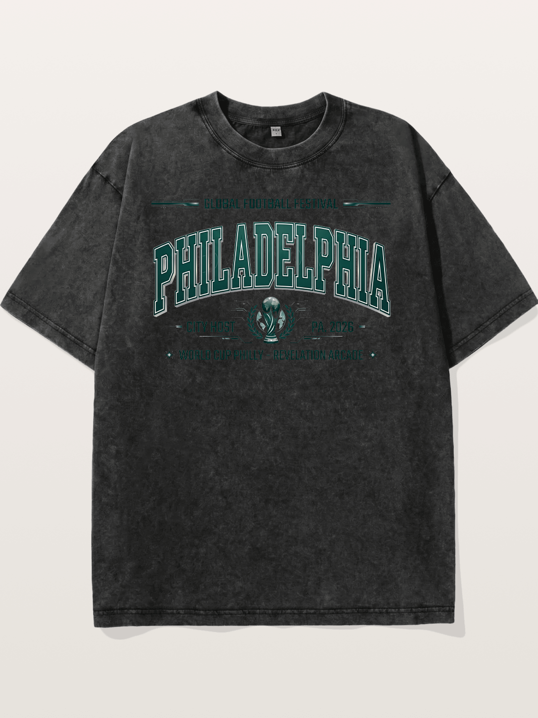 Philadelphia 2026 WC City Art Washed T-shirt