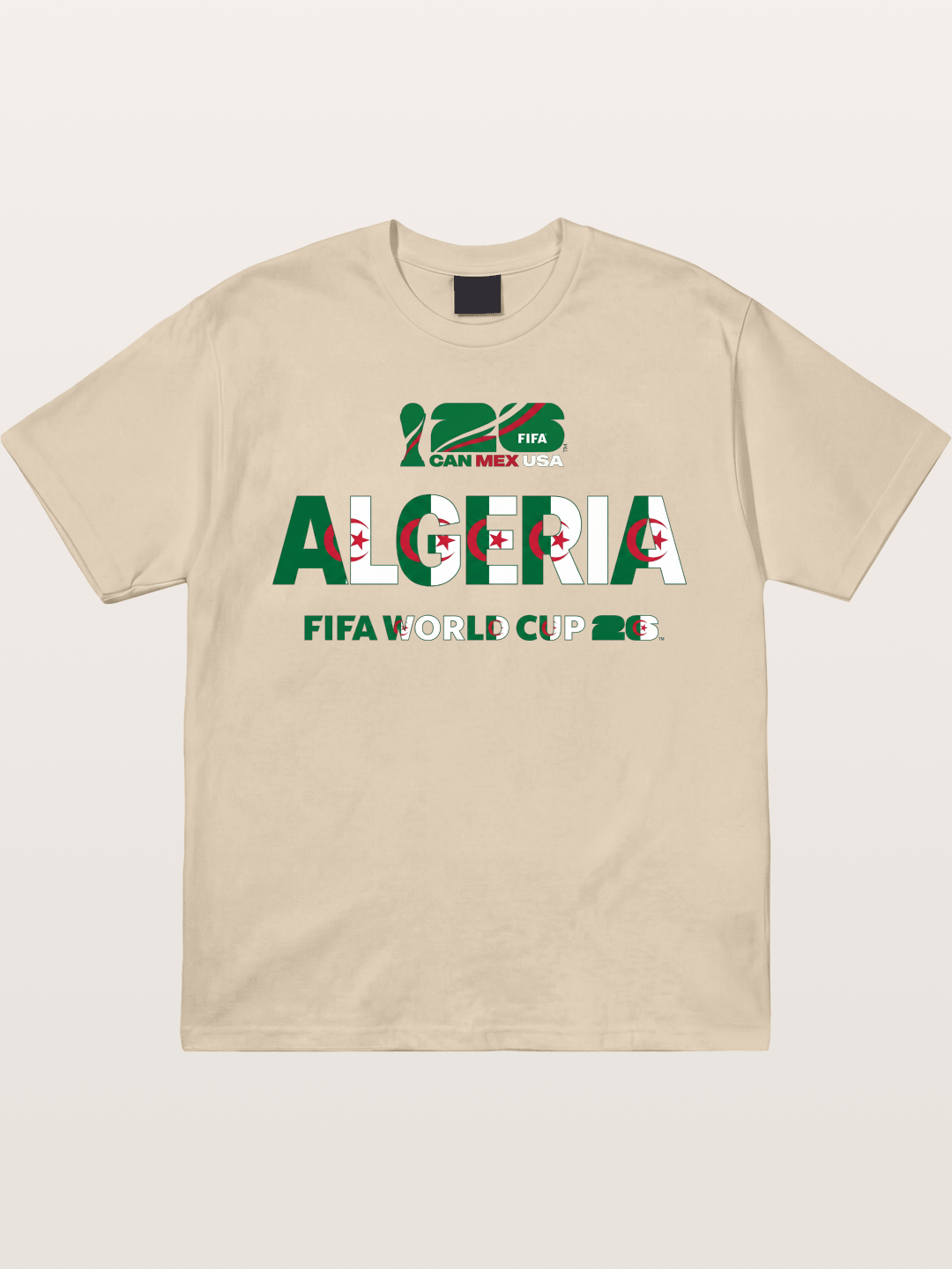 Algeria 2026 Flag Motif Art Gildan T-shirt