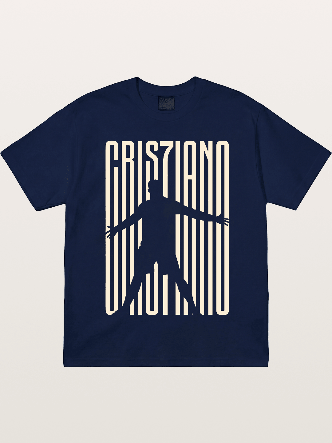 Cristiano Ronaldo Celebration Silhouette Gildan T-shirt