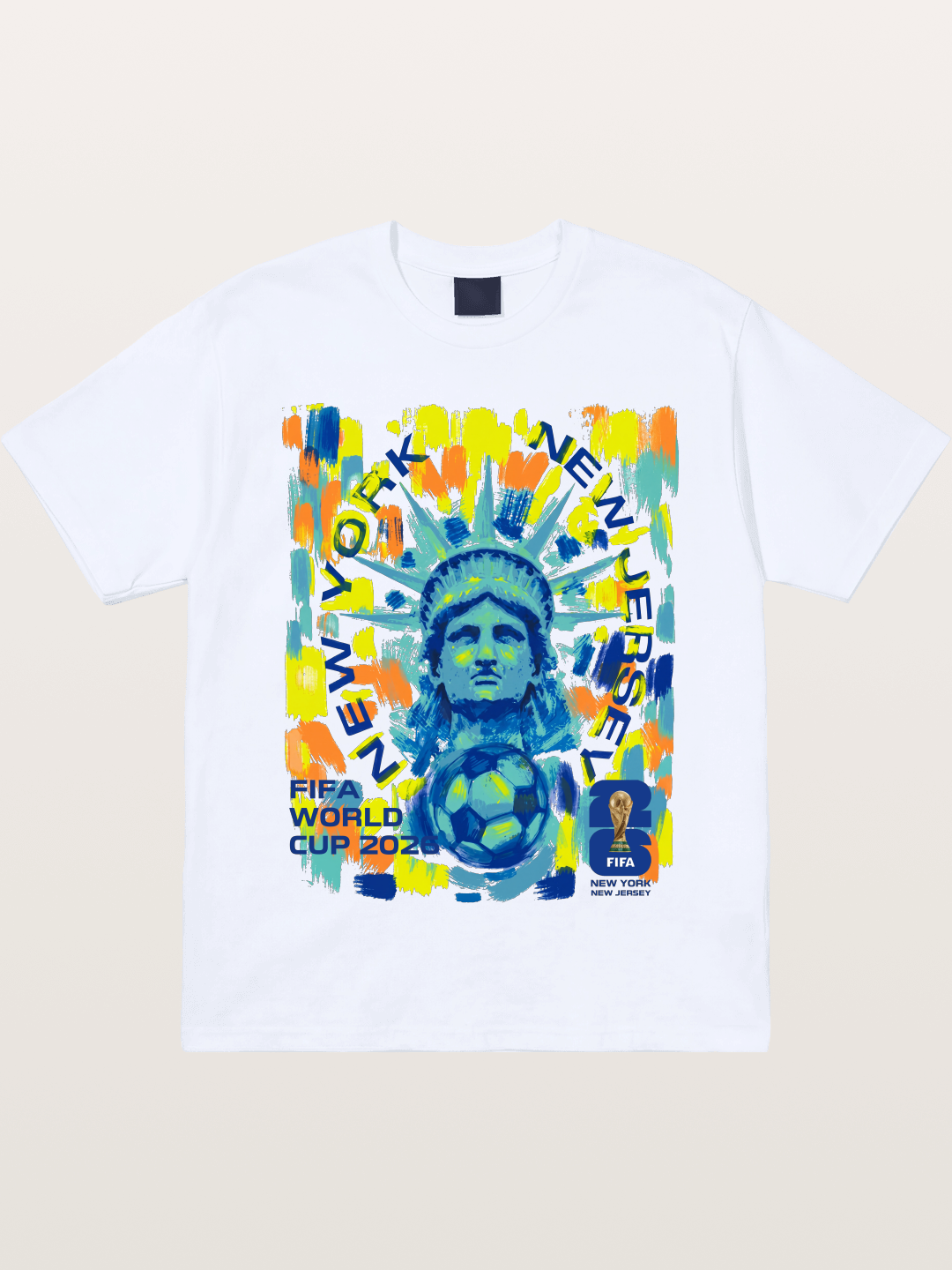 NY NJ WC 2026 Statue of Liberty Art Gildan T-shirt