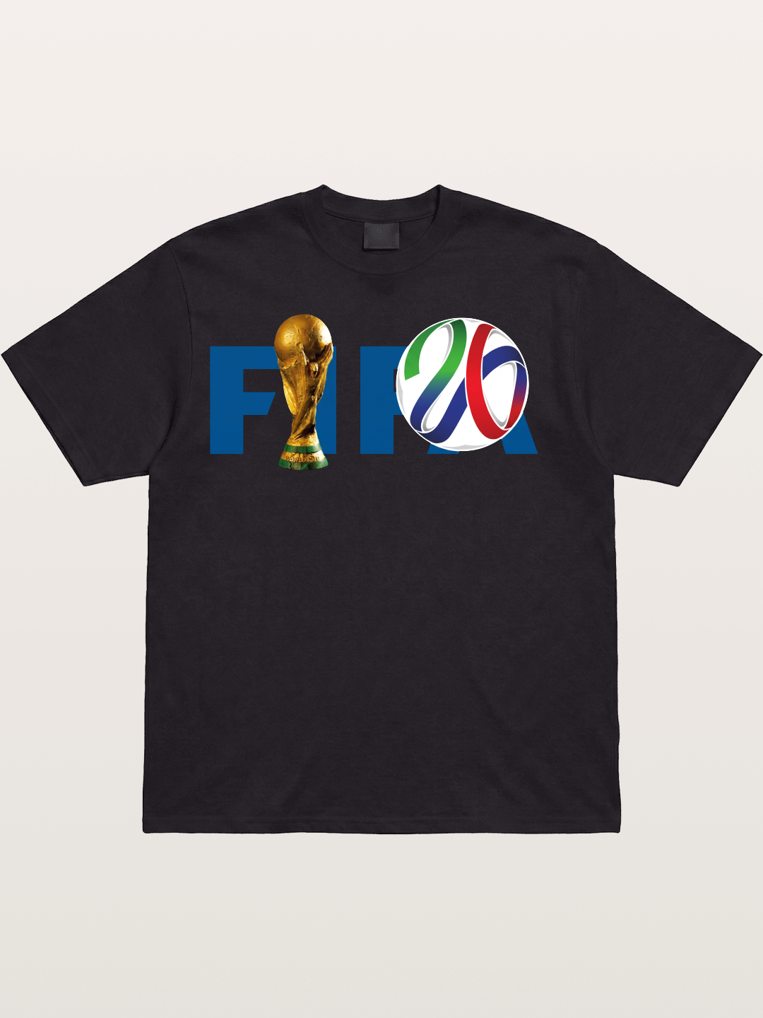 2026 WC Trophy and Color Ring Design Cotton T-shirt