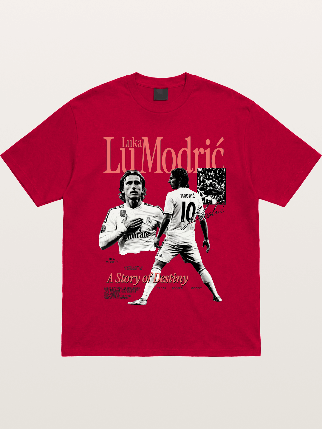 Luka Modric Destiny Story Gildan T-shirt