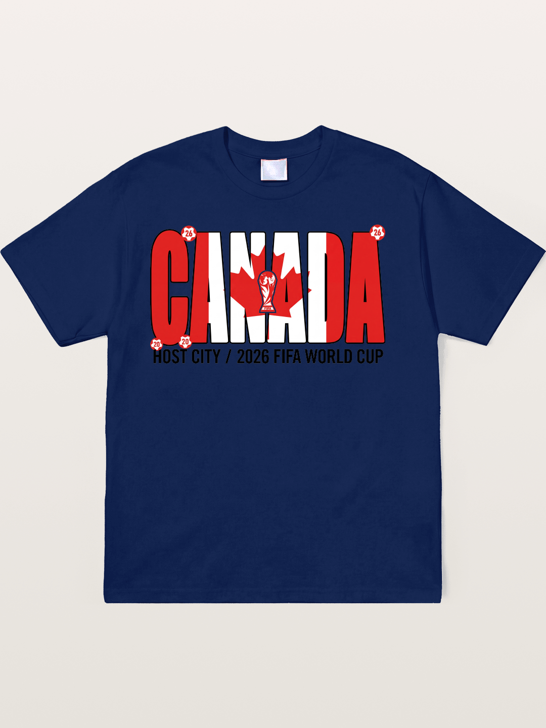 Canada 2026 World Cup Typography Soft-Stay T-shirt