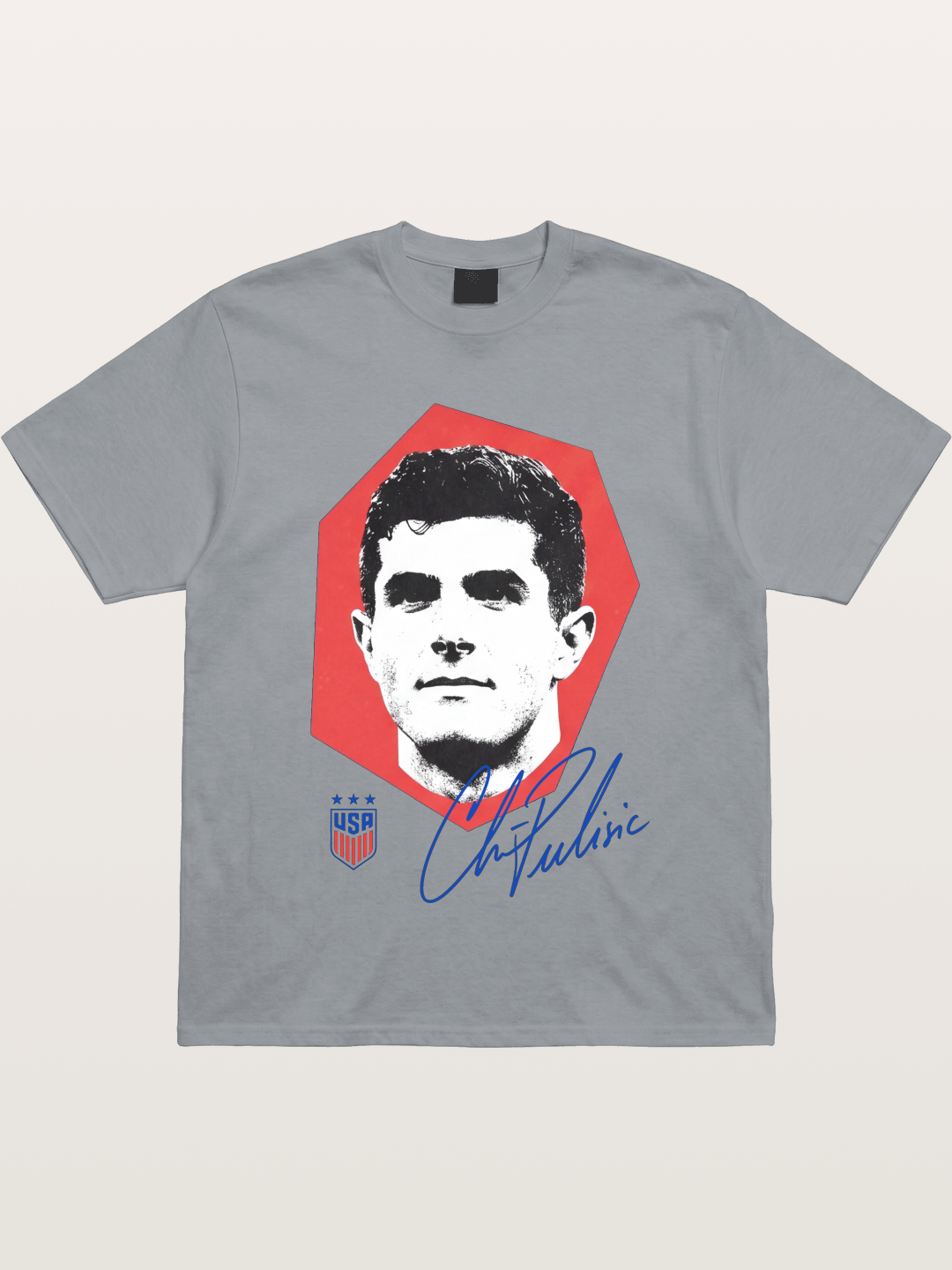 Christian Pulisic Octagon Signed Mark Gildan T-shirt