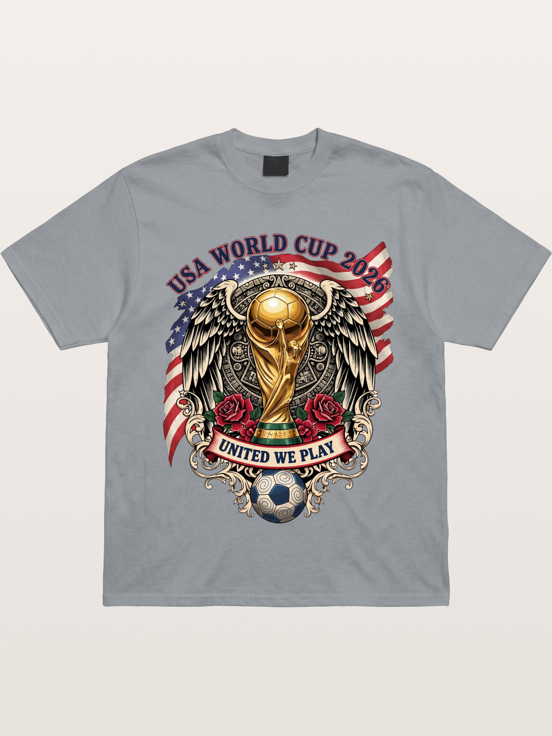USA 2026 Winged World Cup Trophy Gildan T-shirt