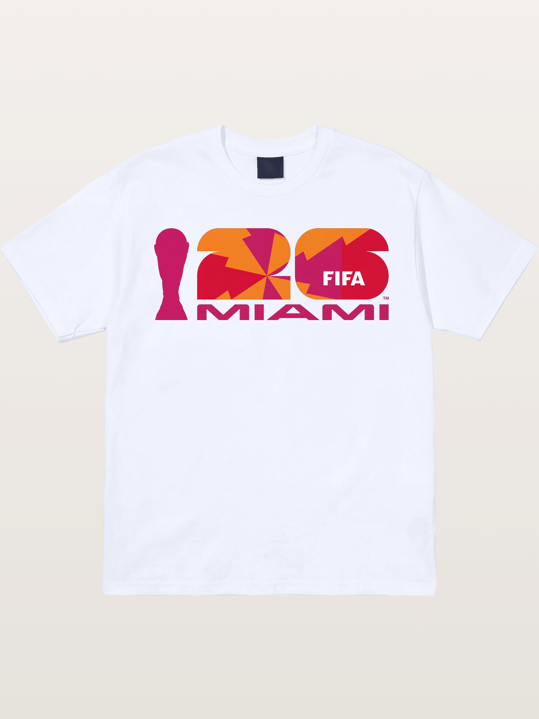 Miami WC 2026 Colorful Geometric Logo Gildan T-shirt