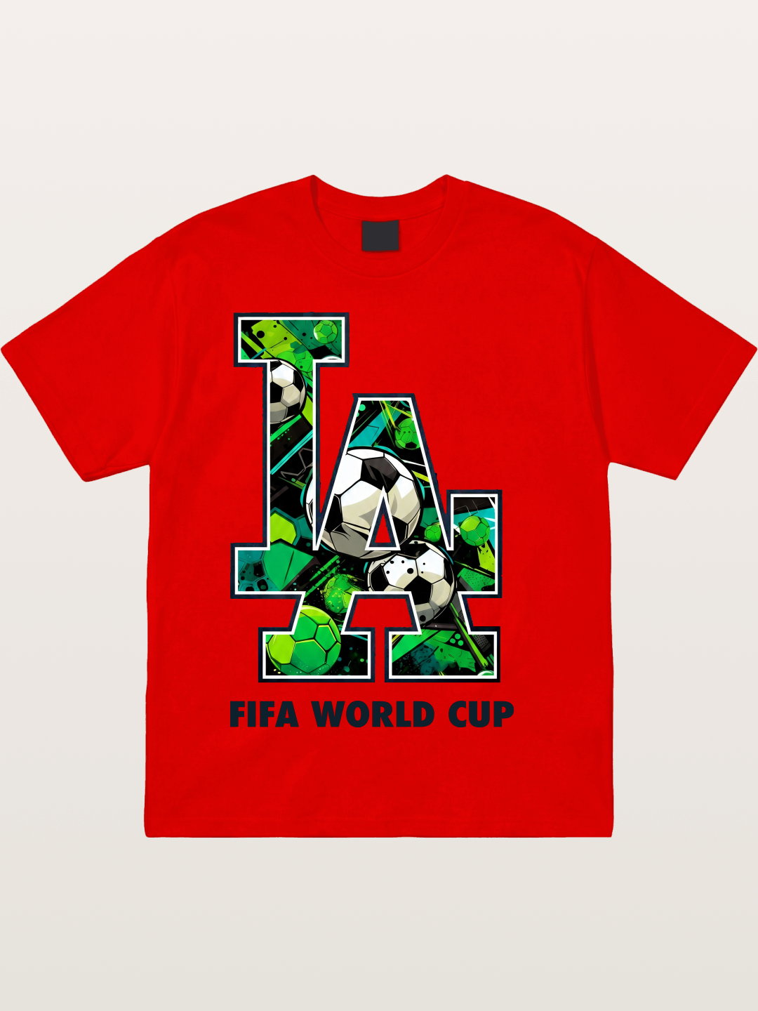 LA 2026 World Cup Soccer Graffiti Cotton T-shirt
