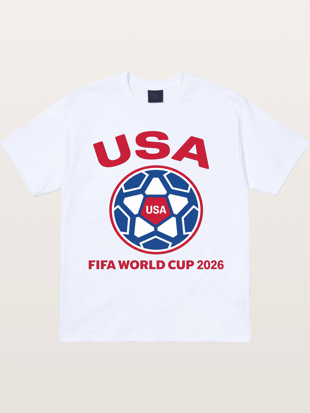 USA WC 2026 Soccer Ball Emblem Gildan T-shirt